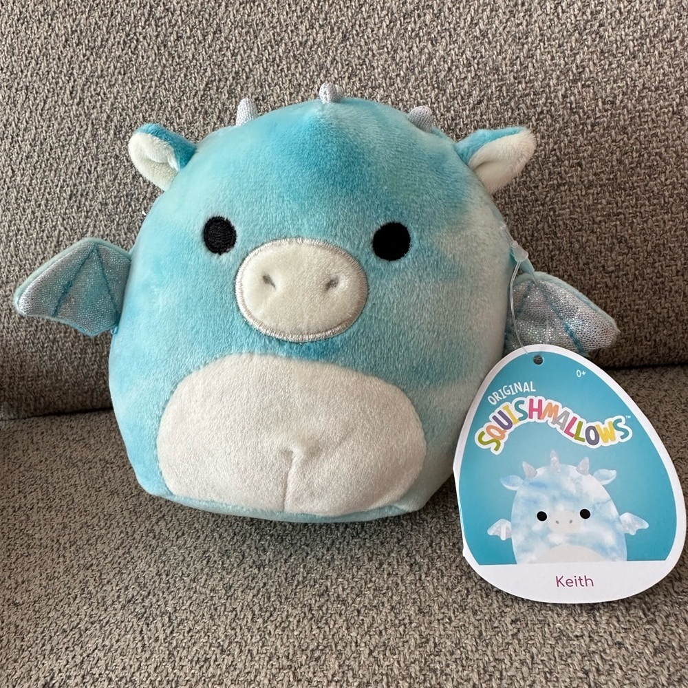 Keith the Dragon 5" SQUISHMAILLOWS NWT​